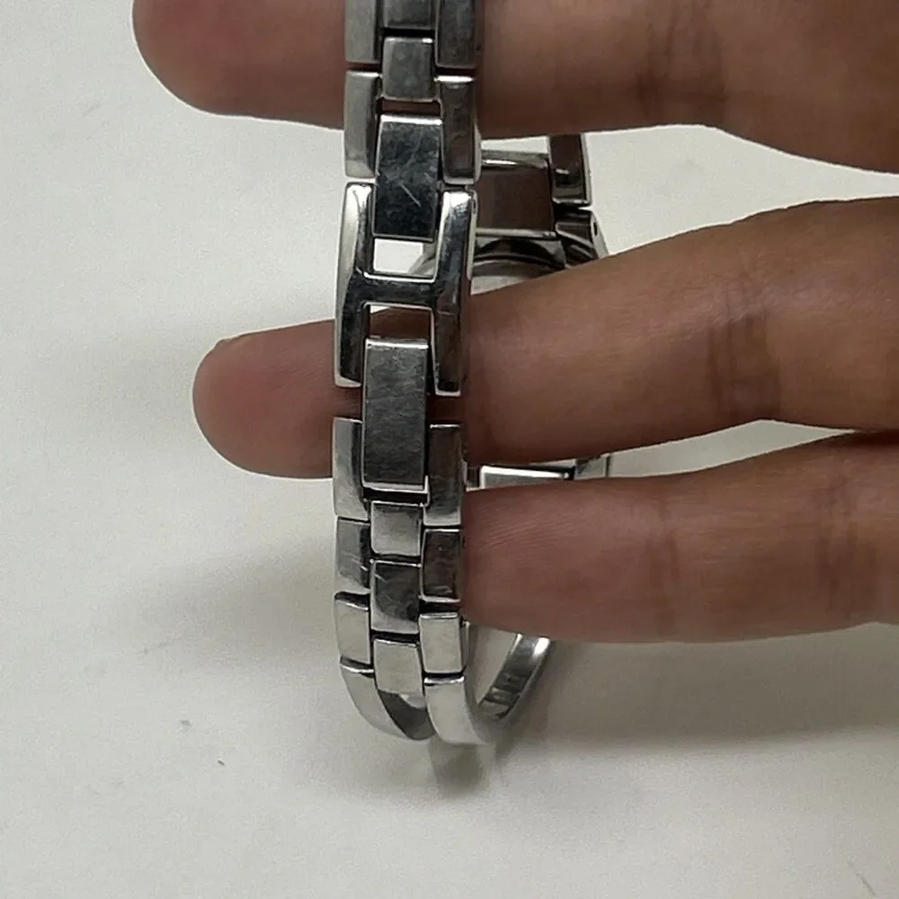 Movado Amorosa Watch 84 E4 1842 Stainless Water Resistant Saphhire Crystal